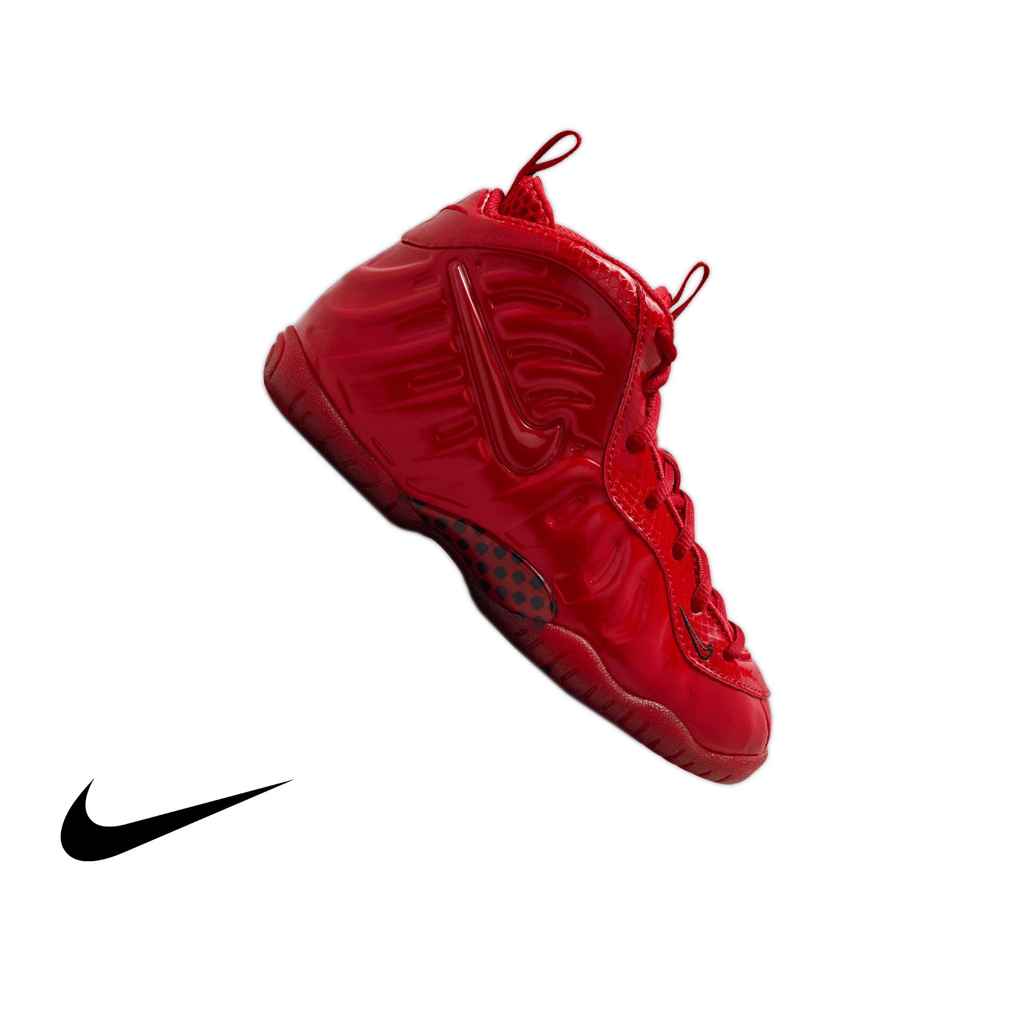 Nike Air Foamposite Pro "Gym Red" Preschool Kids' Shoe - GYM RED/BLACK